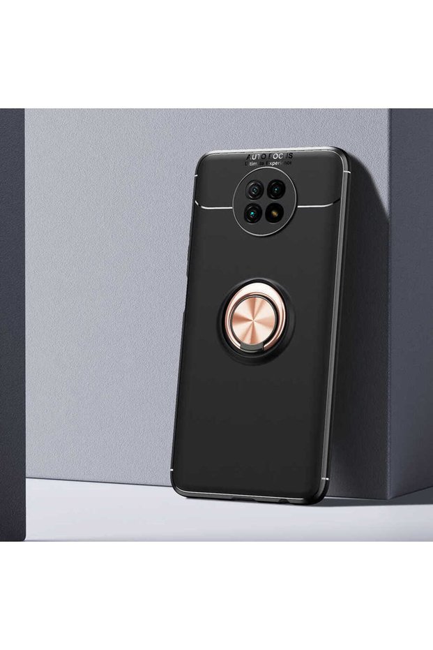 Xiaomi Redmi Note 9t Case Tpu Silicone with Ring and Magnetic Car Holder