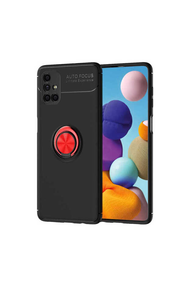 Case for Samsung Galaxy M51 Tpu Silicone with Ring and Magnetic Car Holder