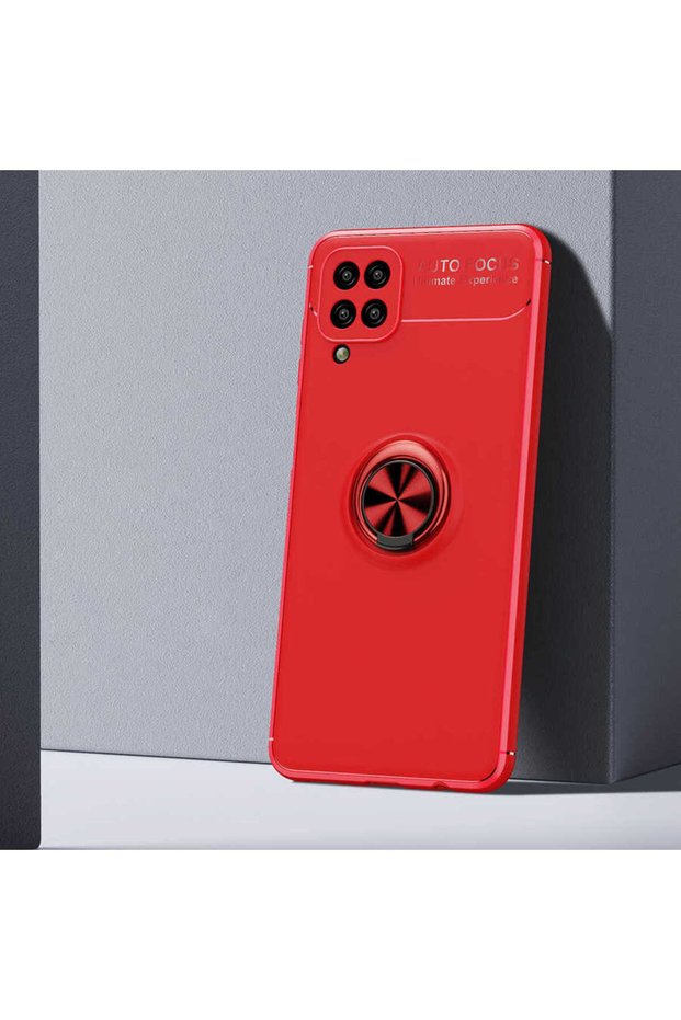 Case for Samsung Galaxy A12 Tpu Silicone with Ring and Magnetic Car Holder
