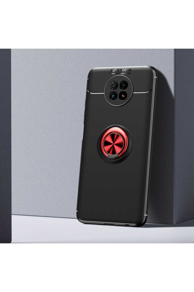 Xiaomi Redmi Note 9t Case Tpu Silicone with Ring and Magnetic Car Holder