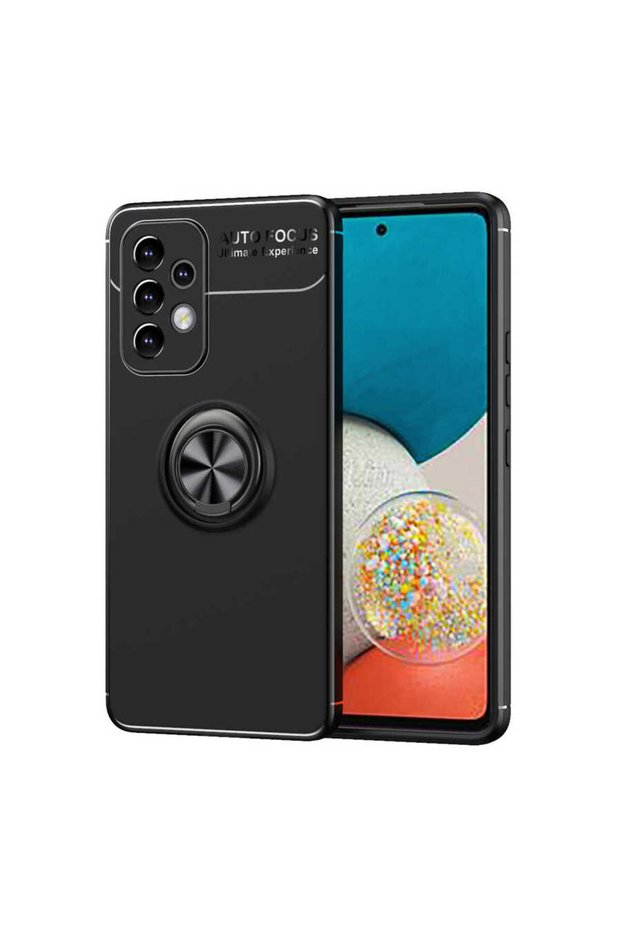 Case for Samsung Galaxy A53 5g Tpu Silicone with Ring and Magnetic Car Holder