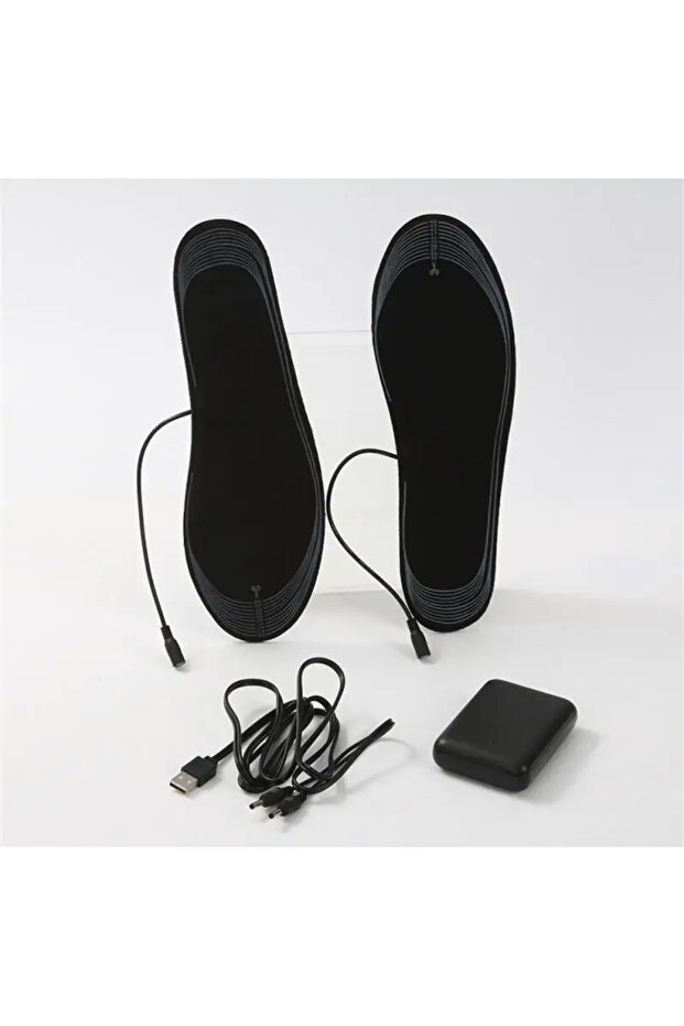 Daisy Mae Store USB Isıtmalı Ayakkabı Tabanlık Ayak Isıtma Pedi - 2