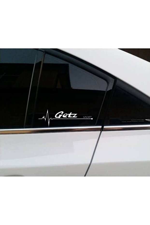 ملصق زجاجي جانبي من Getz ملصق ضبط باب السيارة مقاس 20 سم × 7 سم حروف 210