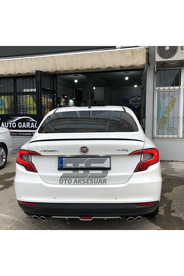 Fiat Egea Bagaj Üstü Slim Spoiler Parlak Siyah - 1