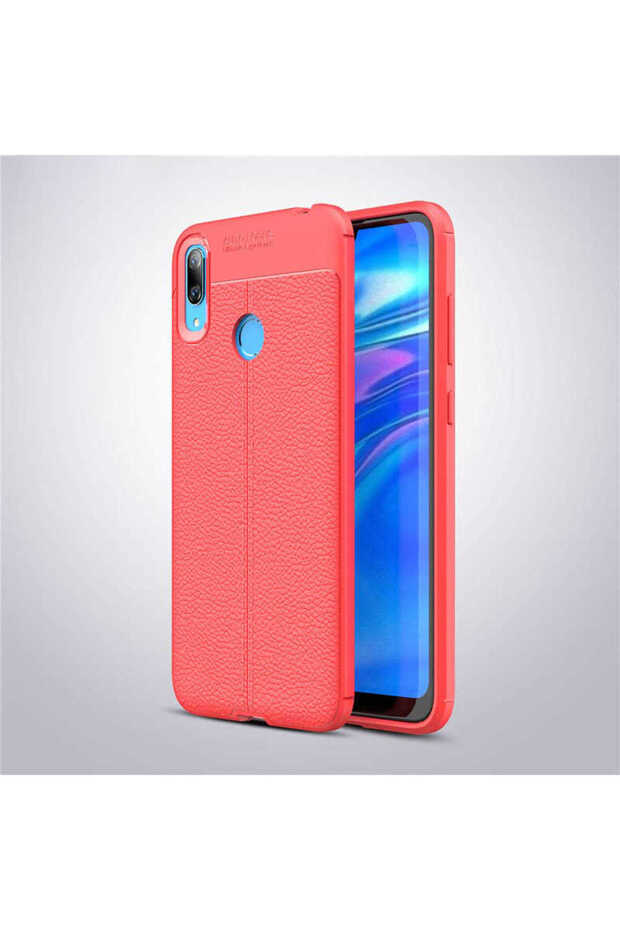Huawei Y7 Prime 2019 Compatible Leather Look Case