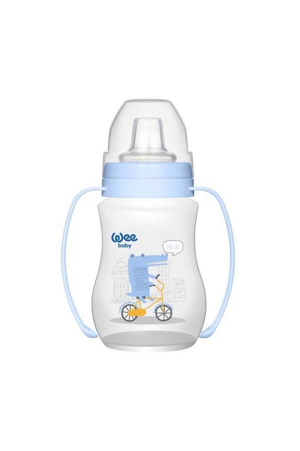 Akıtmaz Kulplu Pp Alıştırma Bardak 250 ml - Pembe - 2