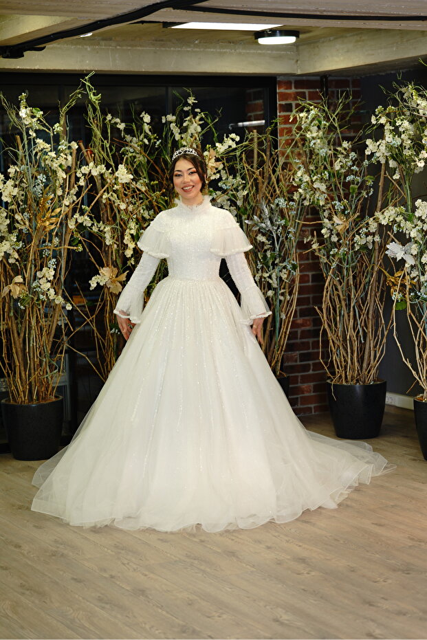 Tesettür gelinlik - 1