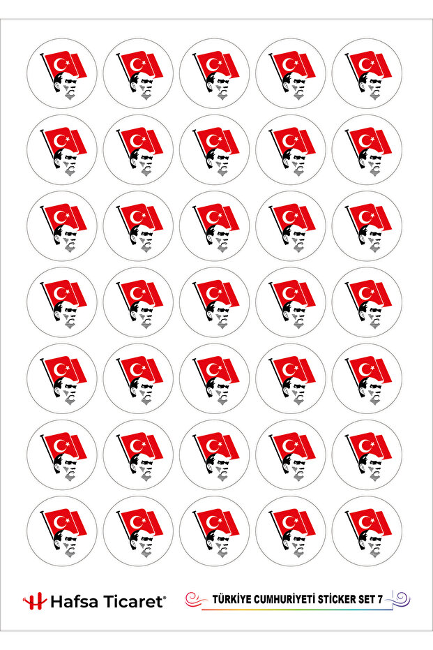 100th Anniversary Republic of Turkey Label (70 PCS)