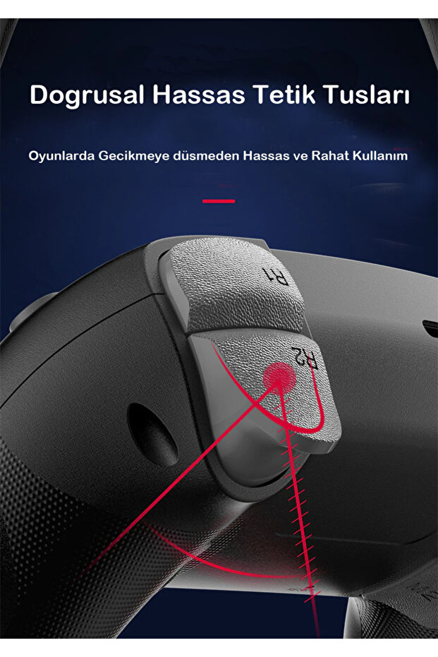 P06 Elite Ps4/ps3/pc/steam/nintendo Swıtch/ıos/android Programlanabilir Oyun Kolu - 4