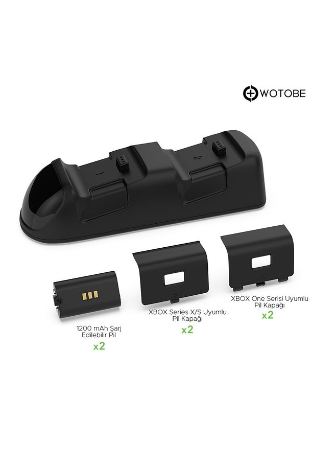 Led Göstergeli Xbox One/series S/x Uyumlu Şarj Istasyonu Ve Şarj Edilebilir Pil Set - 5