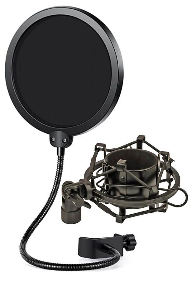 Tsrmx PS-01SHX Stüdyo Çift Katman Pop Filtre + Shock Mount  Yeni Model 985448 - 1