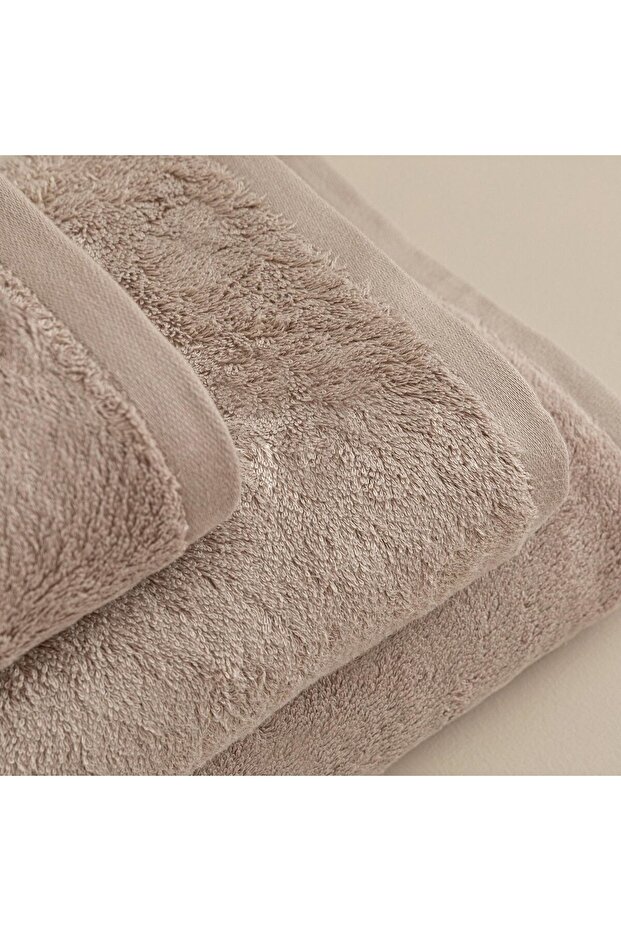 Solıd Havlu 85*150 Koyu Bej - 3