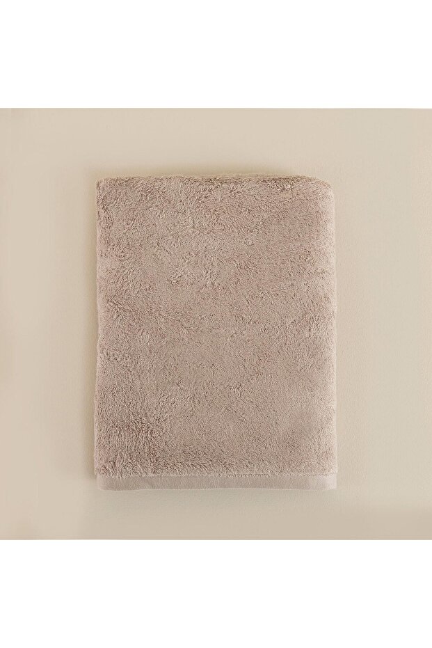 Solıd Havlu 85*150 Koyu Bej - 1