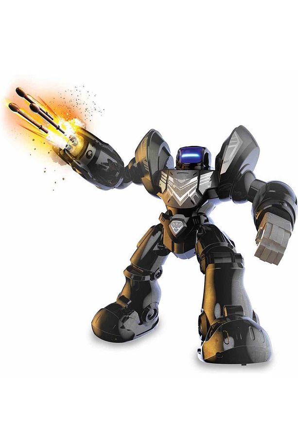 Robo Blast Sesli ve Işıklı Uzaktan Kumandalı Robot - Siyah Robot - 1