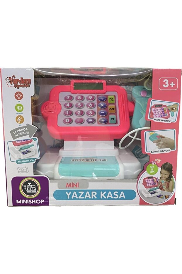 Sesli ve Işıklı Dokunmatik Yazarkasa Kız Çocuk Oyuncağı - 1