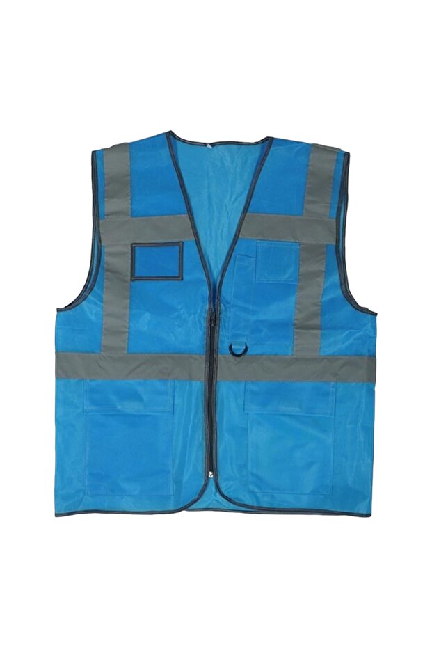 سترة مهندس عاكسة (فيروزي) - 1