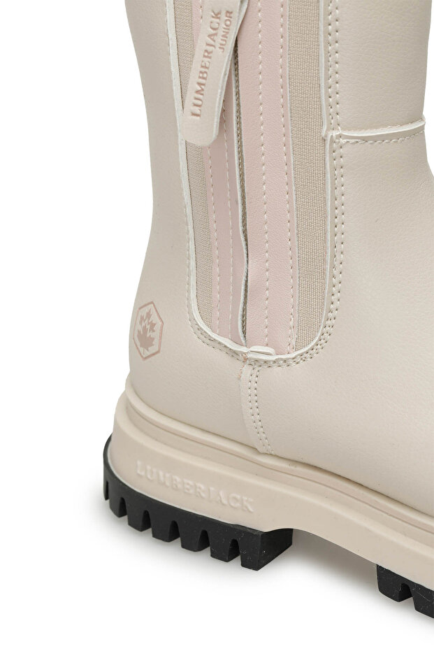 SEMAYE 3PR Bej Kız Çocuk Biker Bot - 7