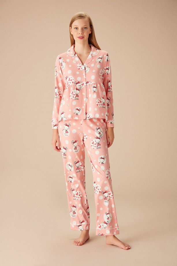 Lulusu Maskülen Pijama Takımı - 1