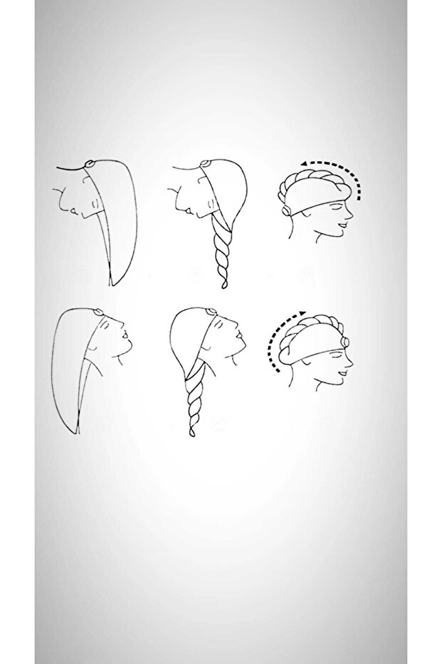 Havlu Saç Bonesi Bej - 2