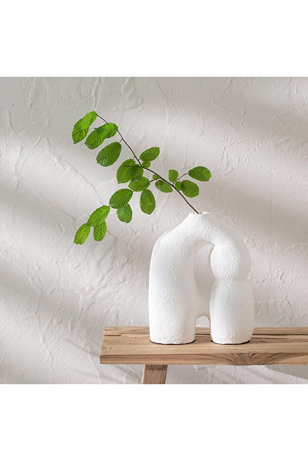 Sampe Vazo 28 Cm Beyaz - 2