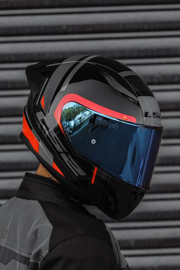 Rapıd 2 Race Chos Siyah Kırmızı Kask - 4