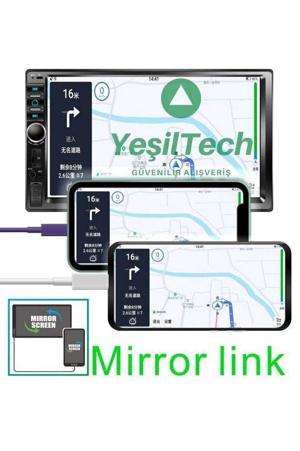 Exw-x70 Oto Teyp 7 Inc Bluetooth+ Gece Görüşlü Park Kamerası Mp5 Usb Sd Mirror Link Kingwin - 3