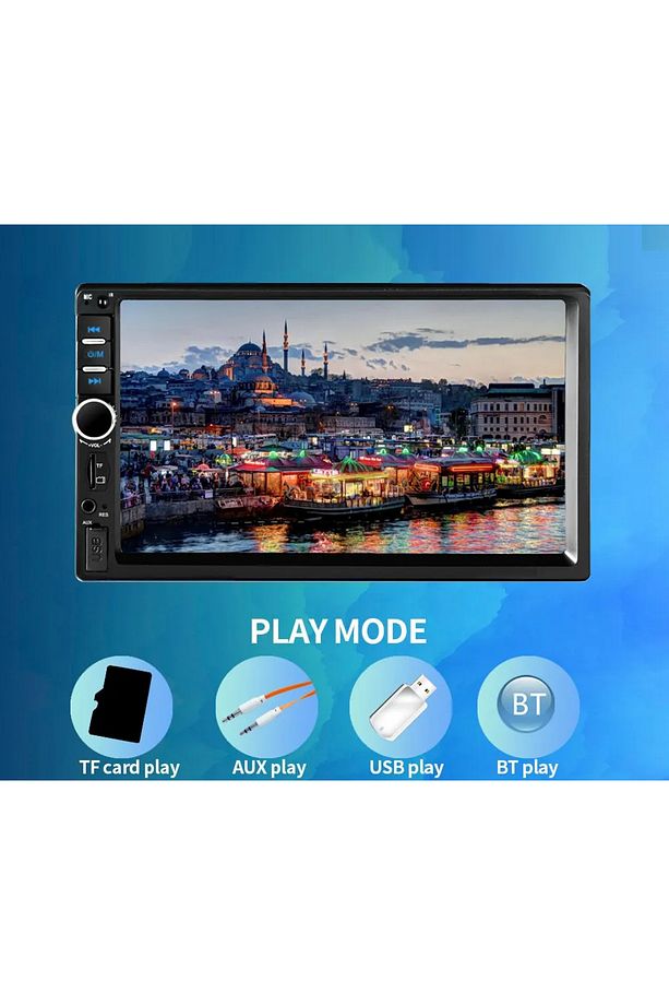Exw-x70 Oto Teyp 7 Inc Bluetooth+ Gece Görüşlü Park Kamerası Mp5 Usb Sd Mirror Link Kingwin - 5