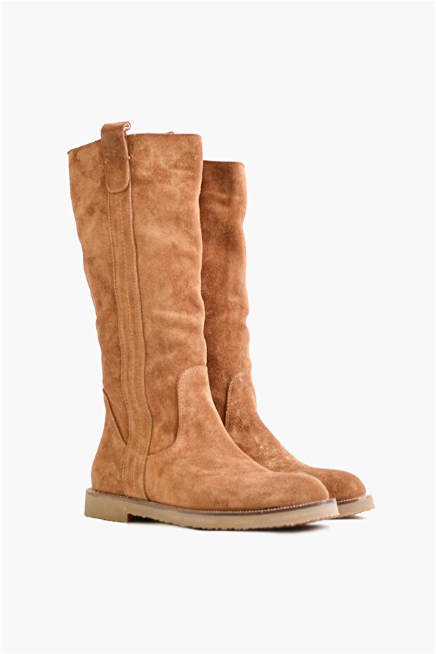 Olems - Taba Süet - Çizme - 1