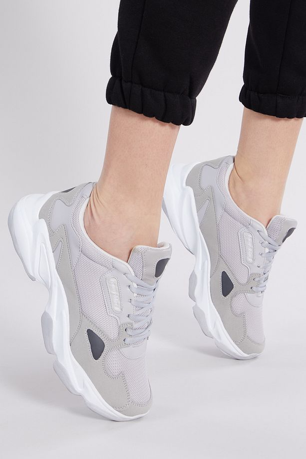 Unisex Gri Spor Ayakkabı Zhr - 1
