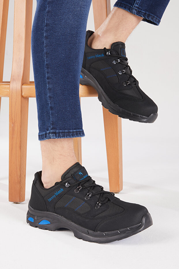 Men's Black Sax Trekking Shoes V1030