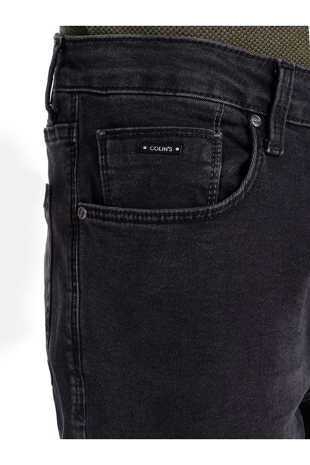 067 Jack Regular Fit Normal Bel Daralan Paça Siyah Erkek Pantolon - 5