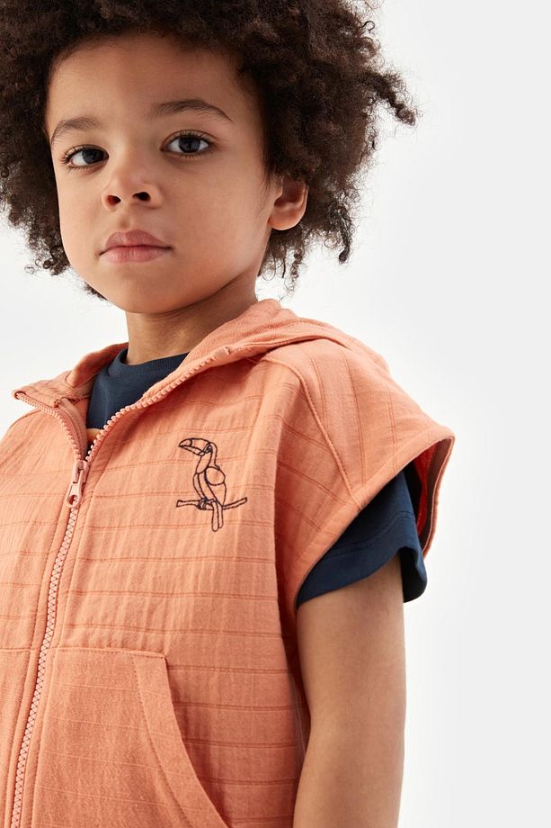 Bg Store Erkek Çocuk Somon Eşofman Üstü 23ss0nb3418 - 3