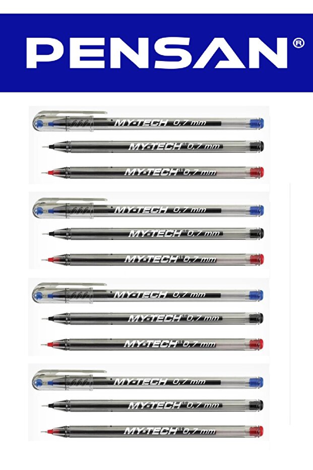 MyTech Tükenmez Set 7'li Siyah - 1