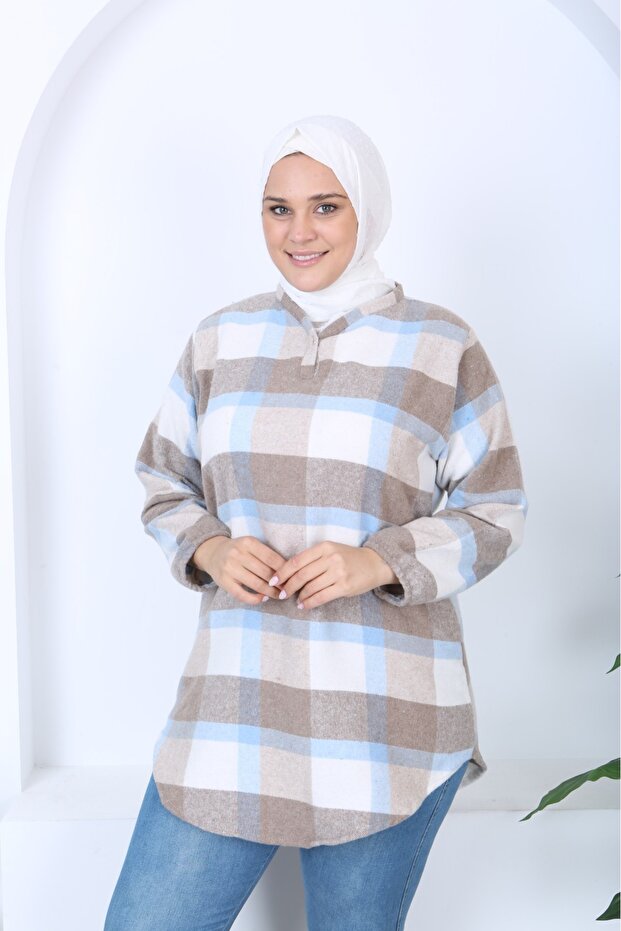 تونيك مريح بقصة حطام فضفاضة - 5