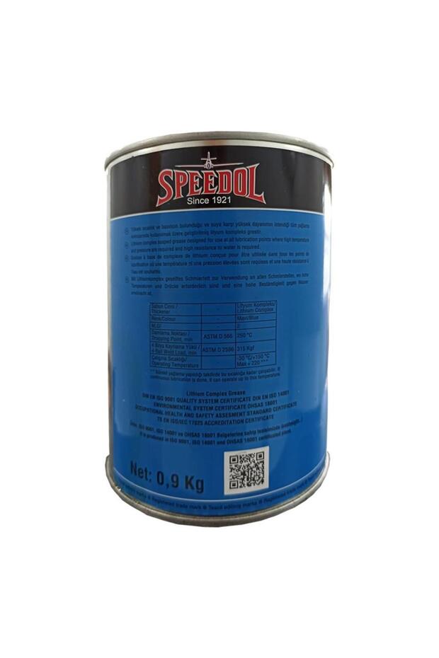 Lityum Kompleks Gres 0,900 Kg - Mavi Isıya Dayanıklı Gres - 2