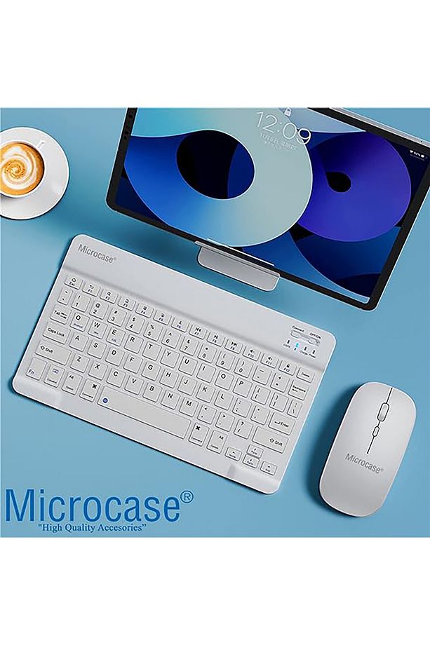 Tablet ve Telefonlar için Bluetooth Türkçe Q Klavye ve Mouse Set - AL3476 - 3