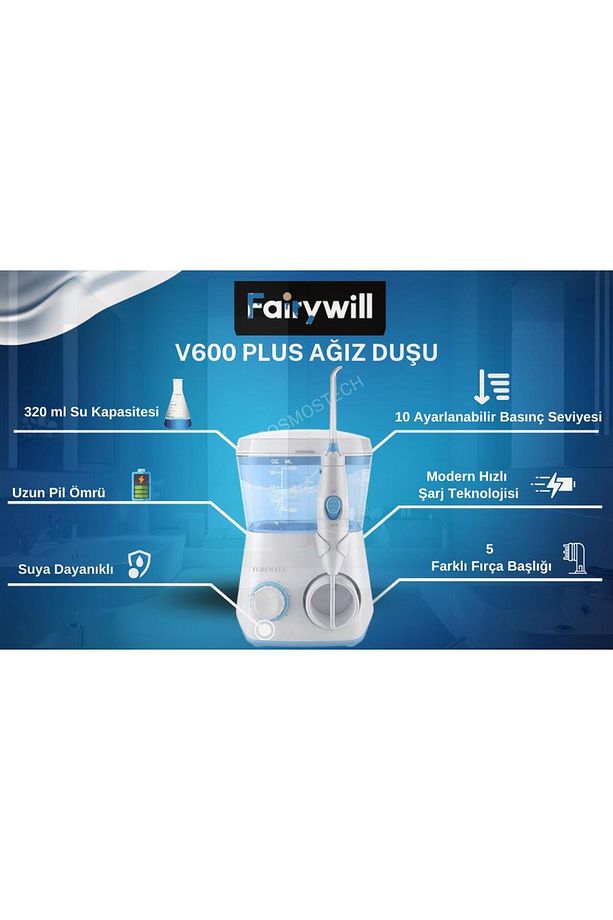 V600g Water Flosser Profesyonel Masajlı Diş/ Protez Bakım Ve Ağız Duşu - 3