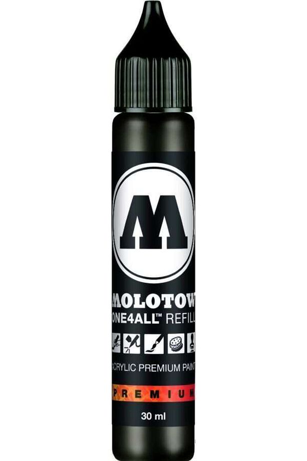 One4all Akrilik Mürekkep Refill 30 ml Signal Black 180 - 4