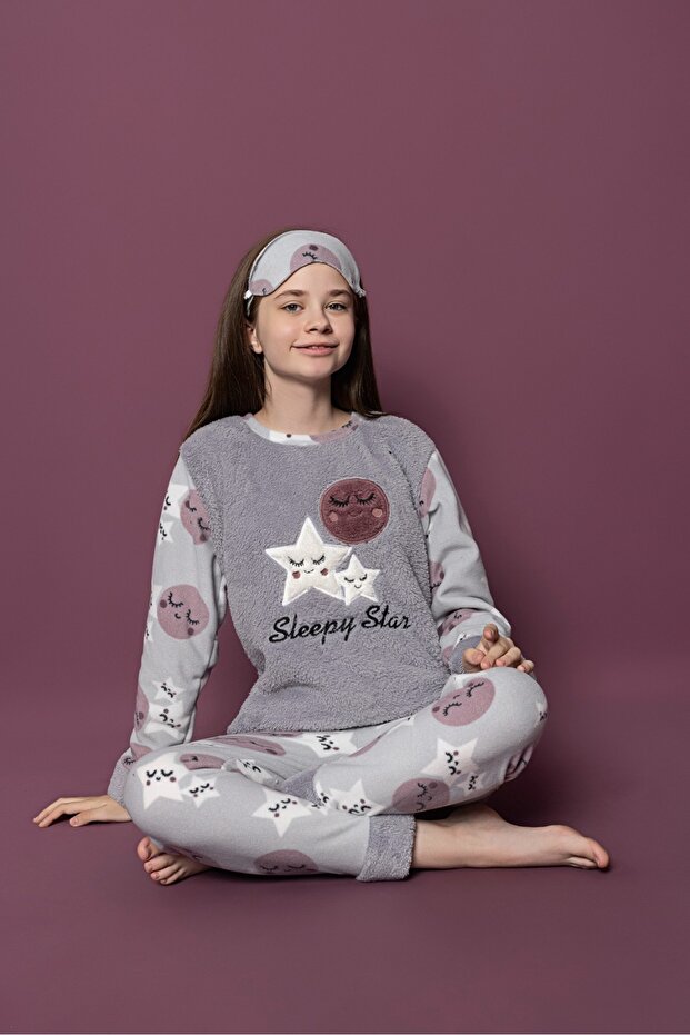 Çocuk Polar Pijama Takımı - 1
