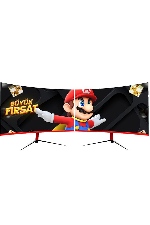 BF ROG EKSTRA İ5-9400F 16RAM 480SSD 1TB HDD GTX750Tİ 23.6 DUAL CURVED GAMING PC - 2