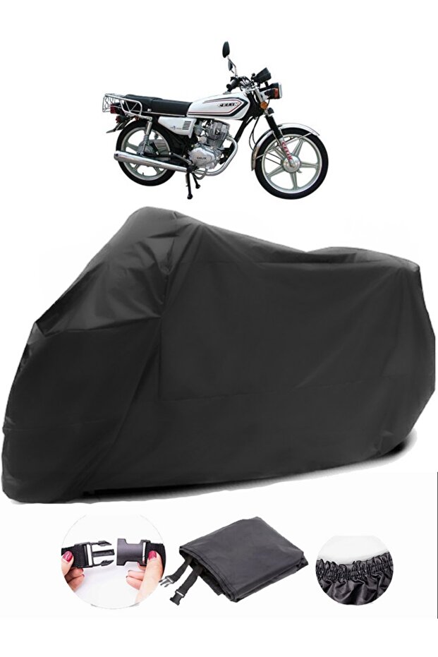 Steel Motor Classic 125 Black Motorcycle Tarpaulin Waterproof Durable Fabric