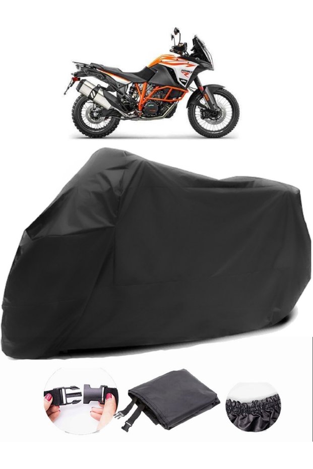 KTM 1290 Super Adventure R Black Motorcycle Tarpaulin Waterproof Durable Fabric