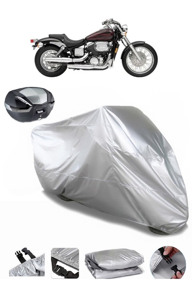 Honda VT 750 DC Black Widow Rear Bag Compatible Motorcycle Tarpaulin Luxury Quality Thick High Quality
