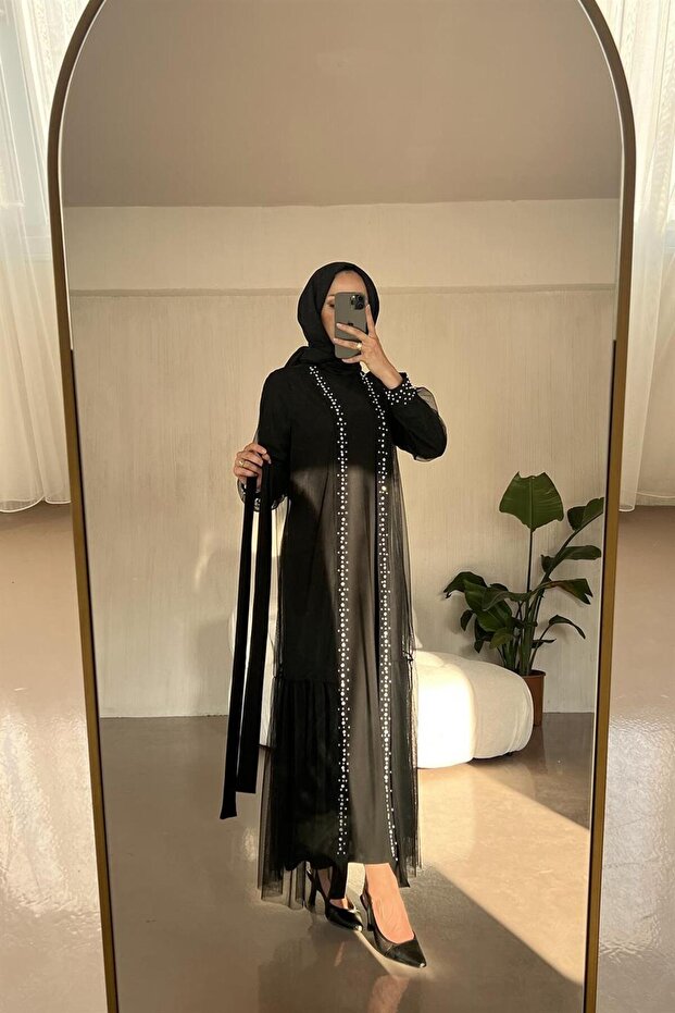Viona Design Abaya BLACK