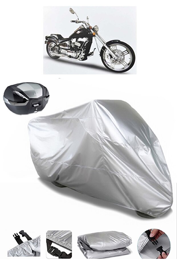 Regal Raptor DD 350 E-6 Rear Bag Compatible Motorcycle Tarpaulin Luxury Quality Thick High Quality