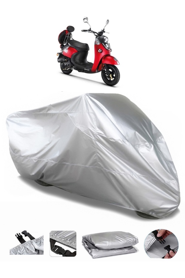 RKS Pollo 50 Rear Bag Compatible Motorcycle Tarpaulin Waterproof Durable Fabric