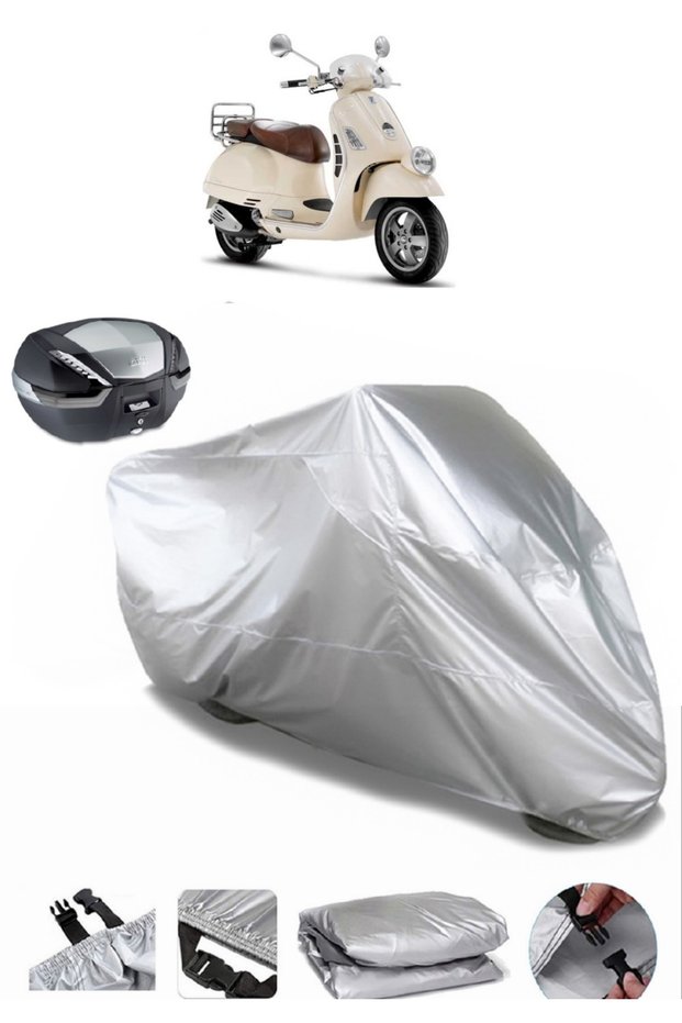Vespa GT 250 Rear Bag Compatible Motorcycle Tarpaulin Luxury Quality Thick High Quality