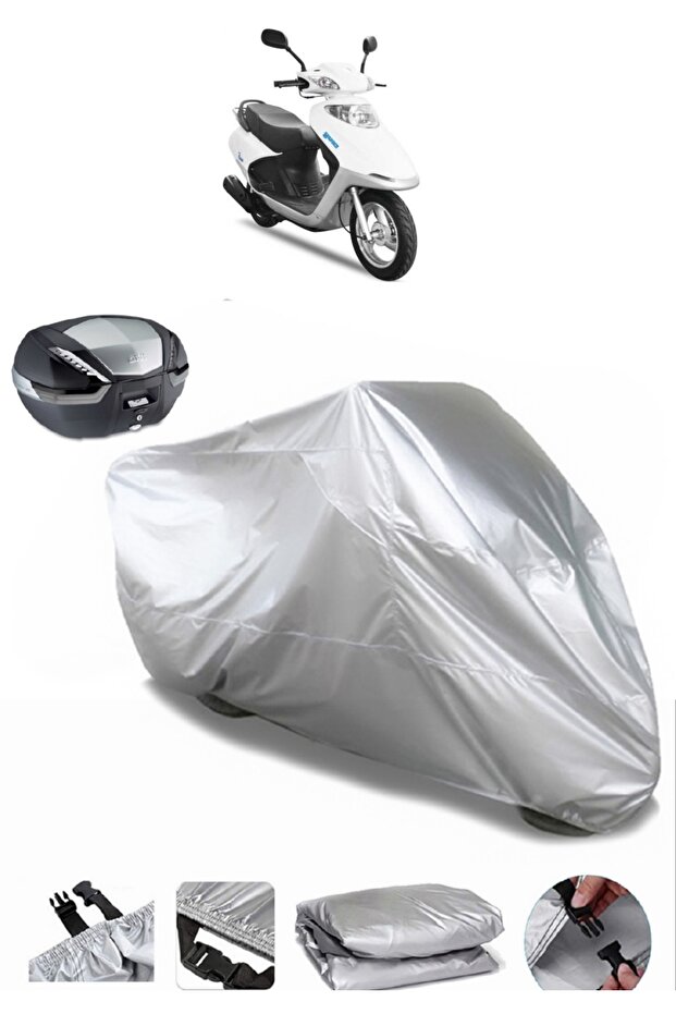 Yuki TB100T3E Picasso 100 Rear Bag Compatible Motorcycle Tarpaulin Luxury Quality Thick High Quality