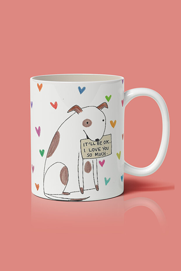 كوب بطبعة كلاب - 1