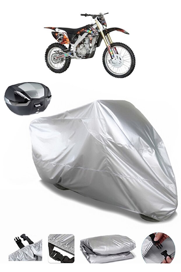 Apachi Xz 250R Rear Bag Compatible Motorcycle Tarpaulin Luxury Quality Thick High Quality